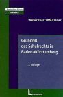 Grundriss des Schulrechts in Baden-Württemberg Law