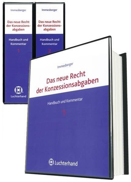 Das neue Recht der Konzessionsabgaben: Handbuch und Kommentar Law
