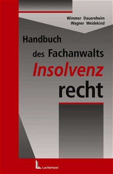 Handbuch des Fachanwalts, Insolvenzrecht Law
