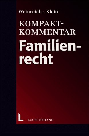 Kompaktkommentar Familienrecht Law
