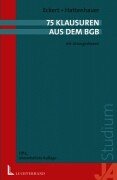 75 Klausuren aus dem BGB: Mit Lösungsskizzen Books