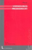 Product Image: Verfassungsprozessrecht