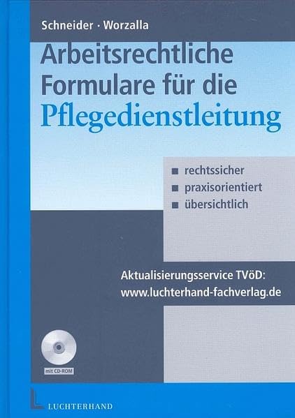 Arbeitsrechtliche Formulare für die Pflegedienstleitung Law