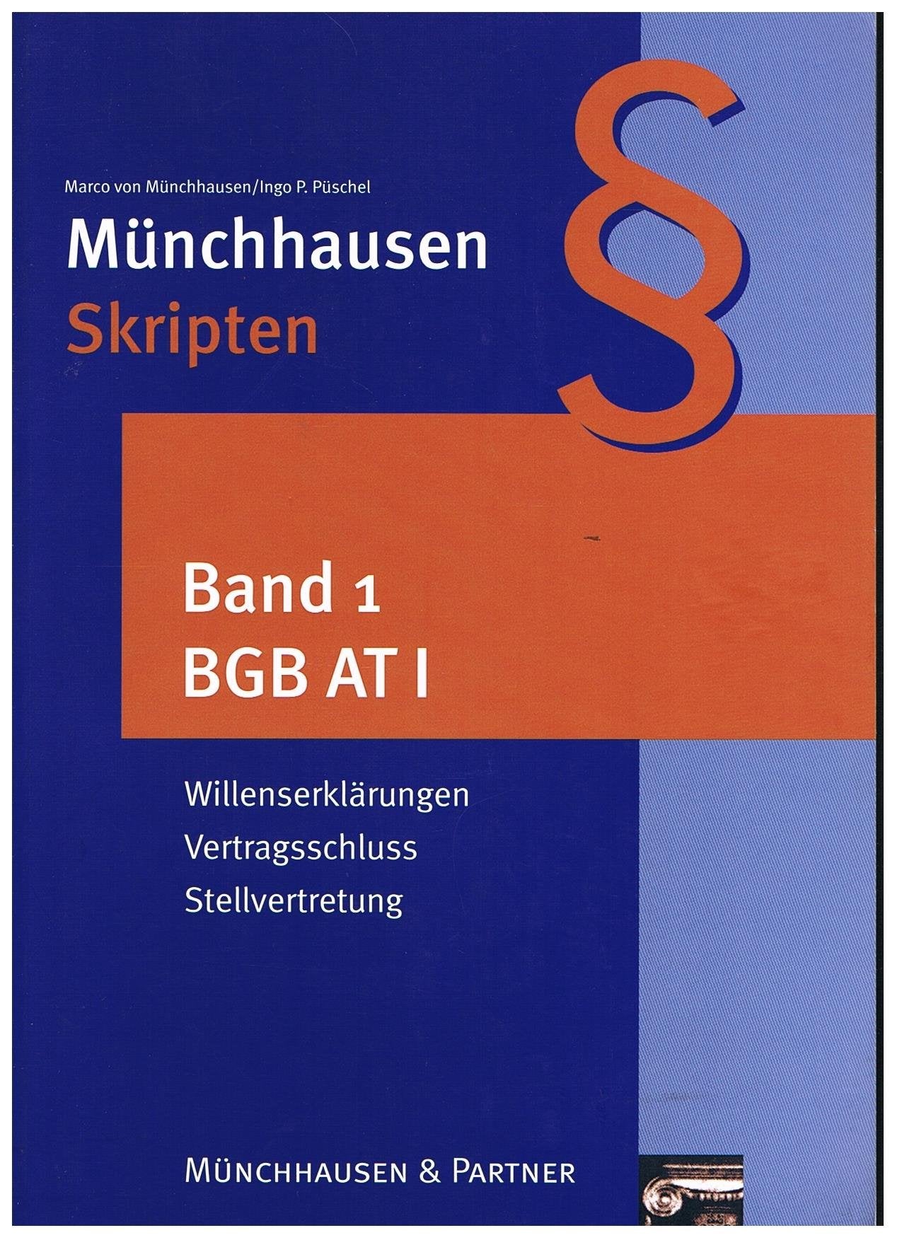 Zivilrecht 01. BGB (Bürgerliches Gesetzbuch) AT 1. book
