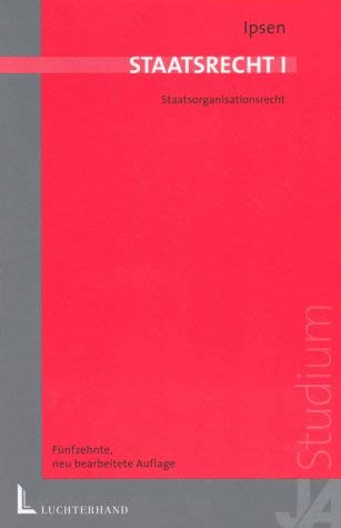 Staatsrecht I: Staatsorganisationsrecht Law