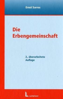 Die Erbengemeinschaft Law Books