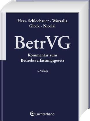 Kommentar zum Betriebsverfassungsgesetz Law