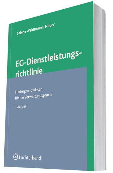 Die EG-Dienstleistungsrichtlinie im Überblick Law