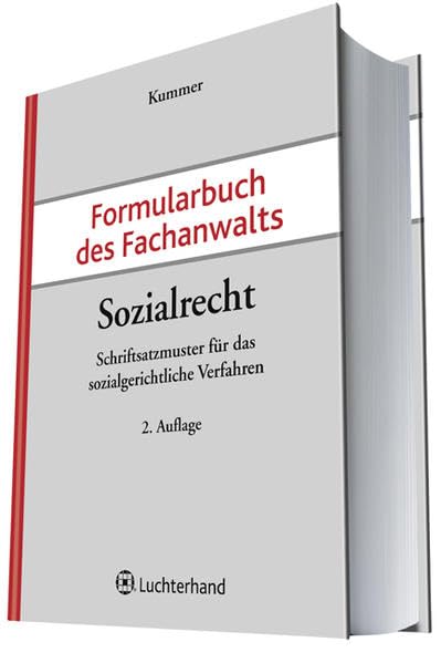 Formularbuch des Fachnwalts Sozialrecht Law