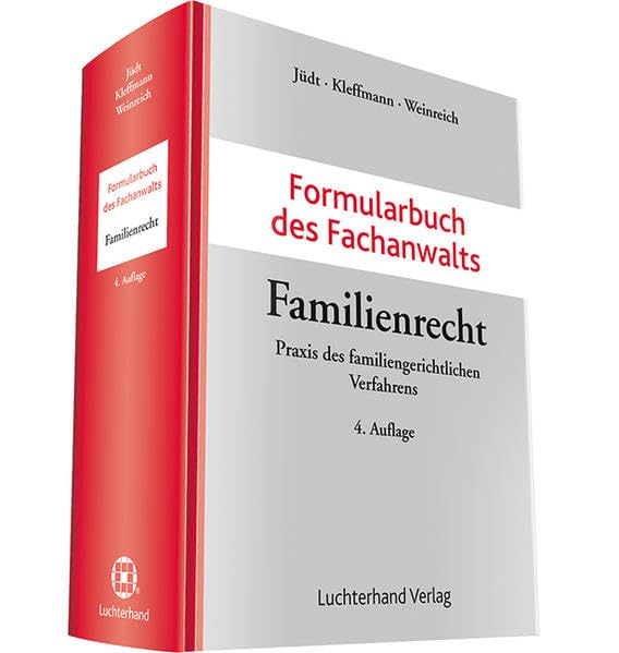 Formularbuch des Fachanwalts Familienrecht Law