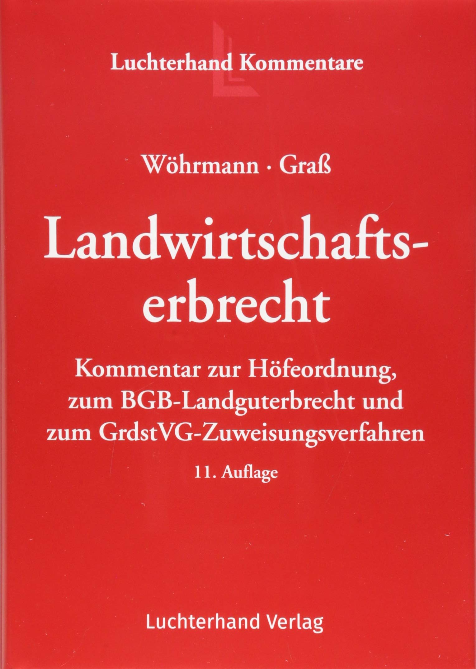Landwirtschaftserbrecht book