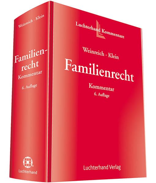 Familienrecht Kommentar Law