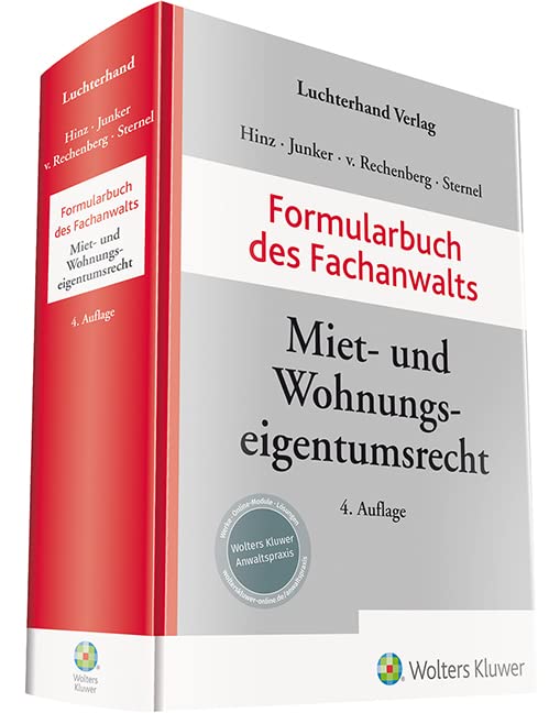 Formularbuch des Fachanwalts Miet- und Wohnungseigentumsrecht Law