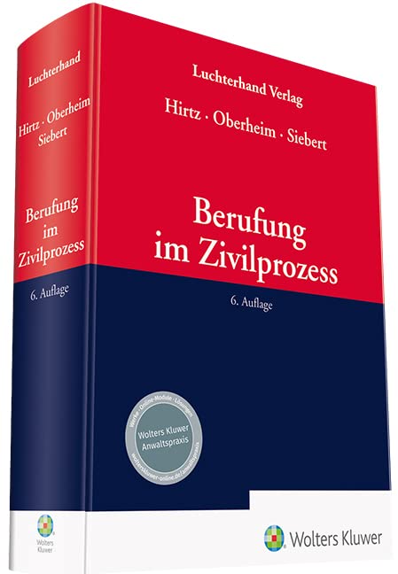Product Image: Berufung im Zivilprozess