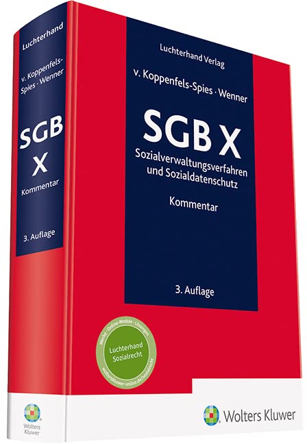 SGB X Kommentar: Sozialverwaltungsverfahren und Sozialdatenschutz Law