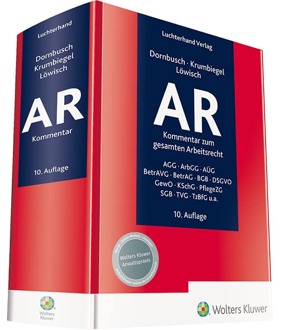 AR - Kommentar zum gesamten Arbeitsrecht Law