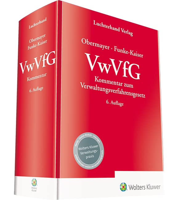 VwVfG - Verwaltensverfahrensgesetz: Kommentar Law