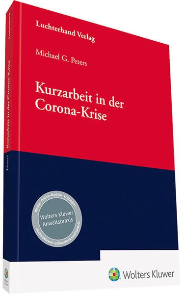 Kurzarbeit in der Corona-Krise book