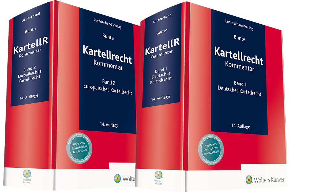 Kartellrecht: Kommentar: Band 1: Deutsches Kartellrecht / Band 2: Europäisches Kartellrecht Law