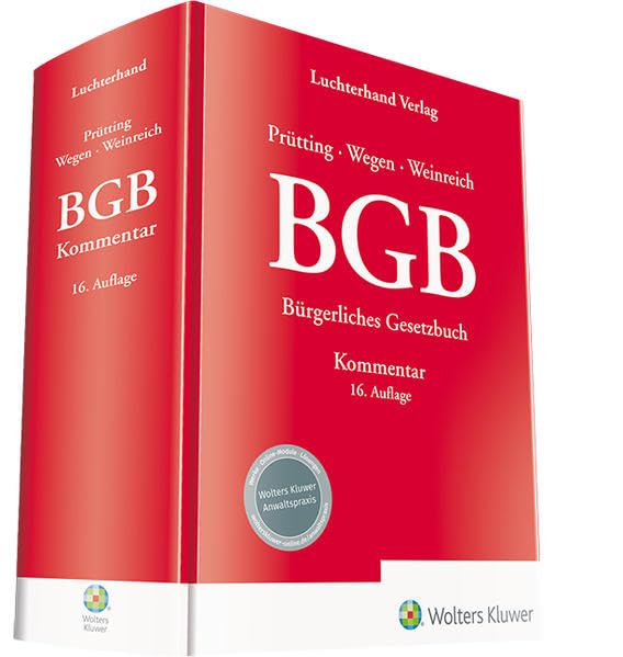 BGB Kommentar: Bürgerliches Recht Law