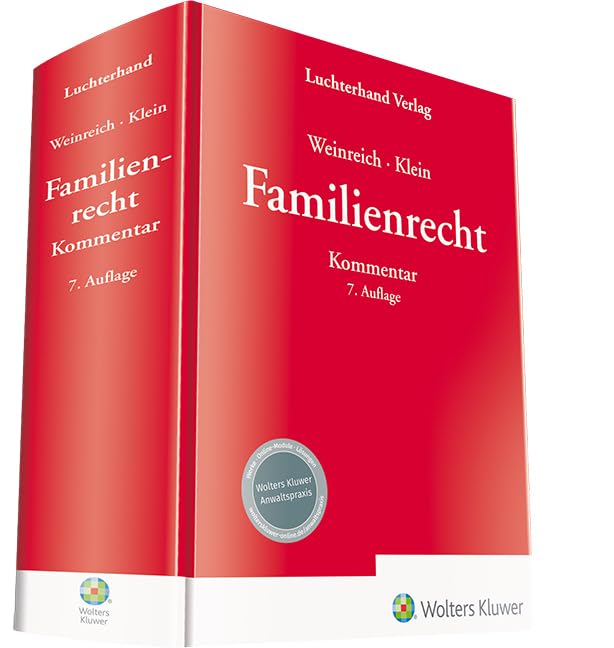 Product Image: Familienrecht Kommentar