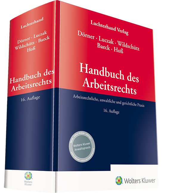 Product Image: Handbuch des Arbeitsrechts