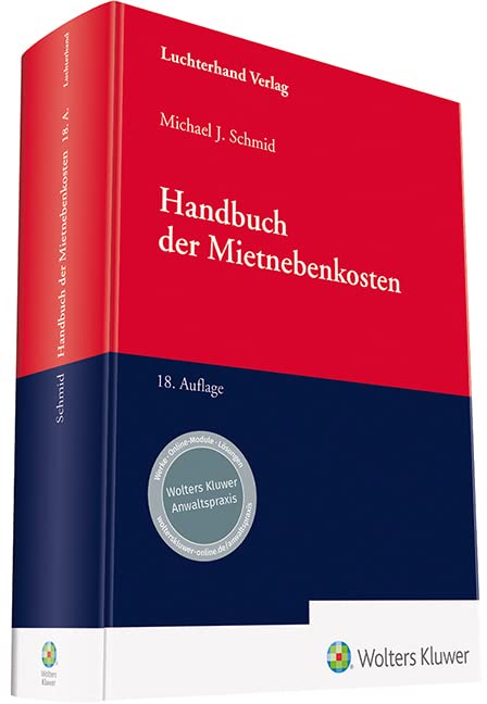Product Image: Handbuch der Mietnebenkosten