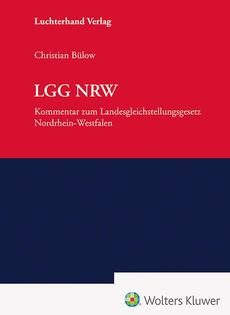 LGG NRW – Kommentar: Landesgleichstellungsgesetz Nordrhein-Westfalen Kommentar Law