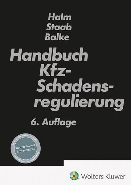 Product Image: Handbuch Kfz-Schadensregulierung