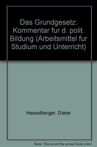 Das Grundgesetz ; Kommentar für die politische Bildung Books