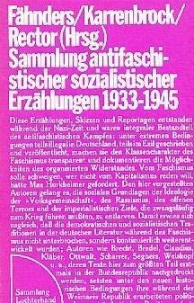 Sammlung antifaschistischer sozialistischer Erzählungen 1933-1945 Books