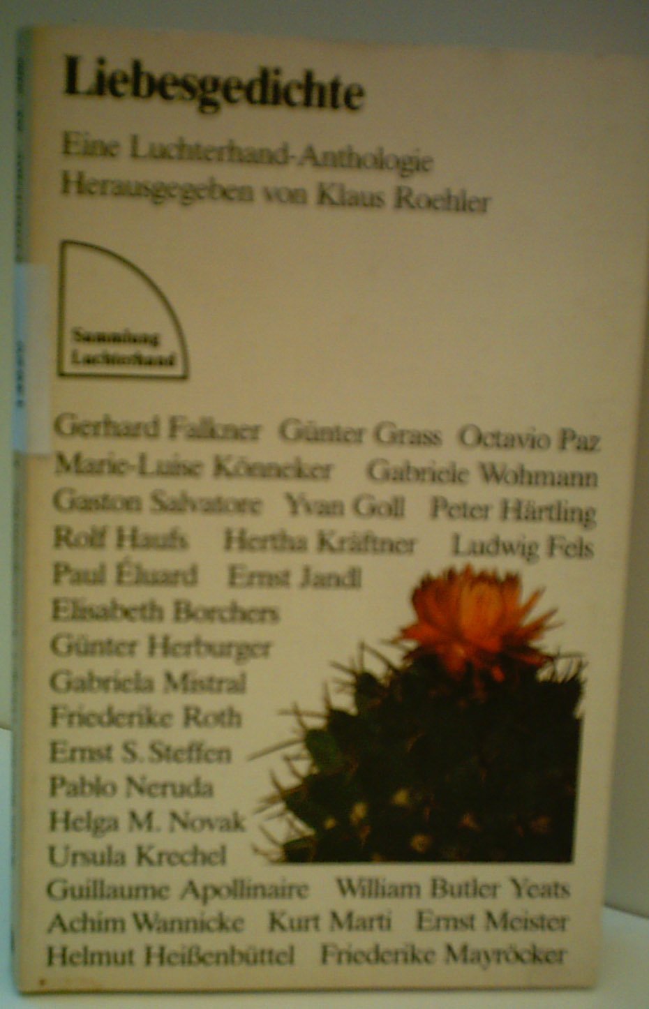 Liebesgedichte : e. Luchterhand-Anthologie. Books