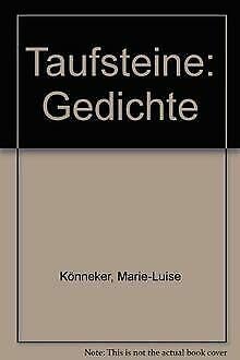 Taufsteine: Gedichte Books