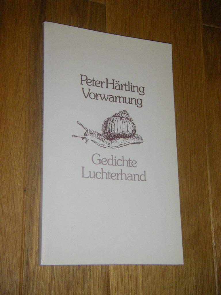 Product Image: Vorwarnung : Gedichte ( broschiert )