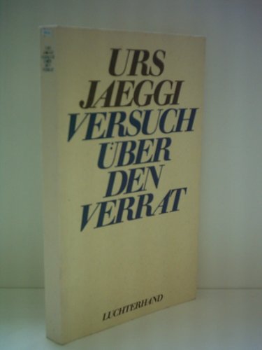 Versuch über den Verrat Books
