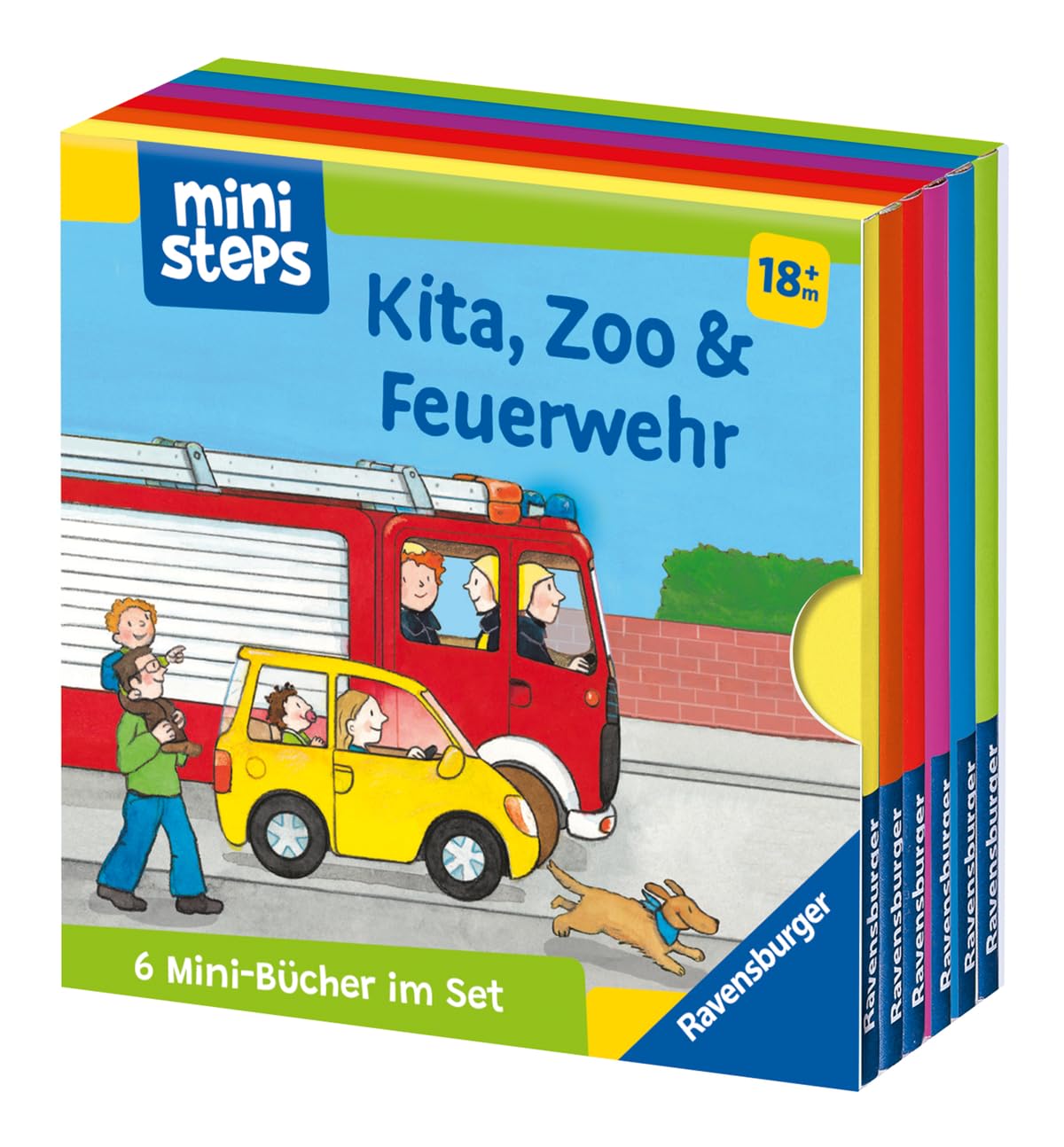 ministeps: Mein erster Bücher-Würfel: Kita, Zoo und Feuerwehr (Bücher-Set) Non-fiction