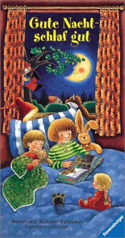 Gute Nacht - schlaf gut: Bilderbuch mit Gucklöchern und Stanzfigur am Registerband Books