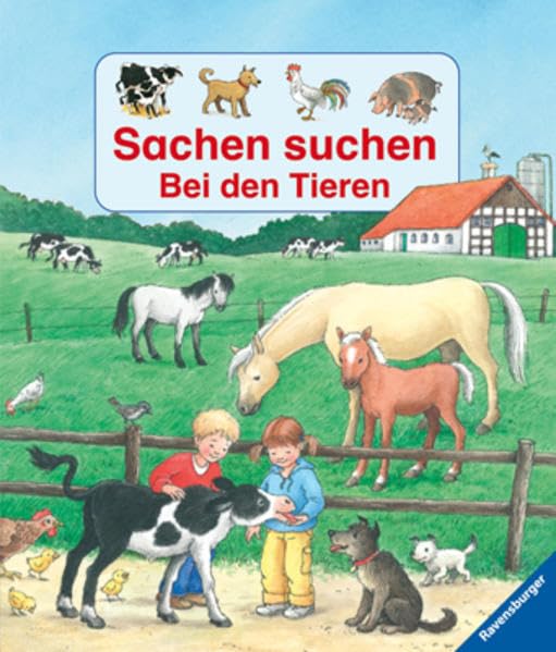 Sachen suchen - Bei den Tieren: Spannender Such-Spaß für kleine Tierliebhaber book