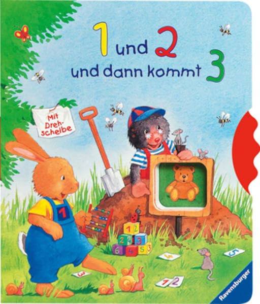 1 und 2 und dann kommt 3: Mit Drehscheibe Children's books