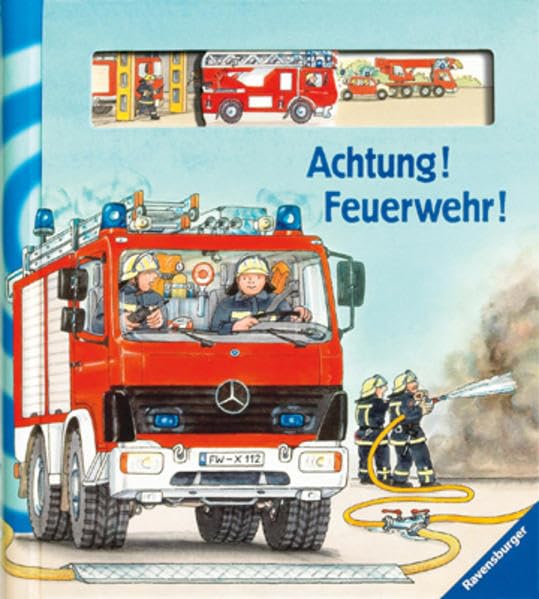 Achtung! Feuerwehr!: Spielbuch: Mein großes Spielbuch. Schieben - Klappen - Drehen book