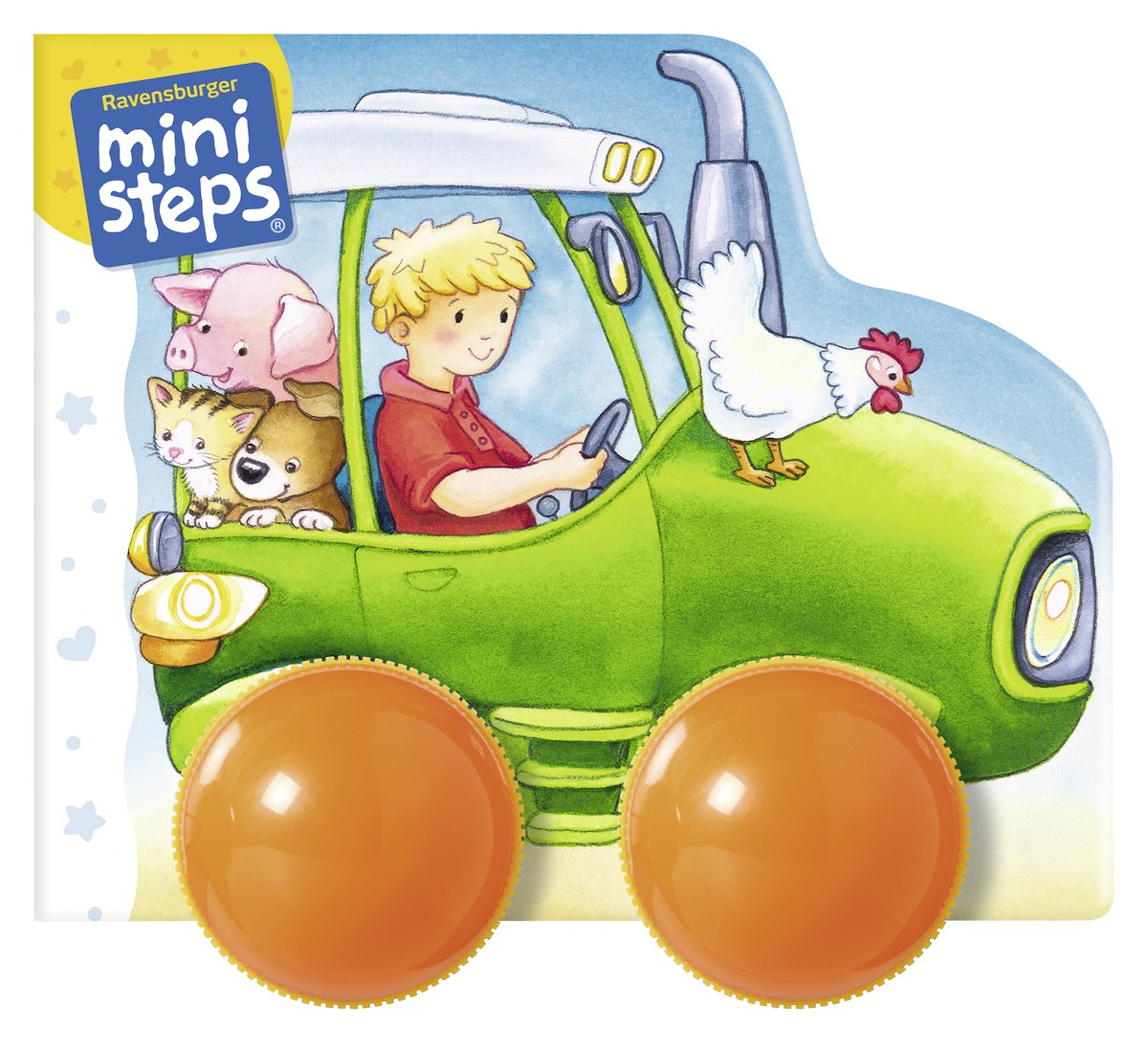 Mein erstes Räder-Rasselbuch: Fahr los, kleiner Traktor!: Ab 12 Monaten (ministeps Bücher) Parents & Children