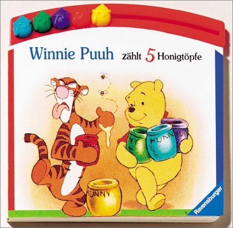 Winnie Puuh zählt 5 Honigtöpfe: Buch mit Spielzeug (Winnie Puuh - Erste Spielbilderbücher) Books