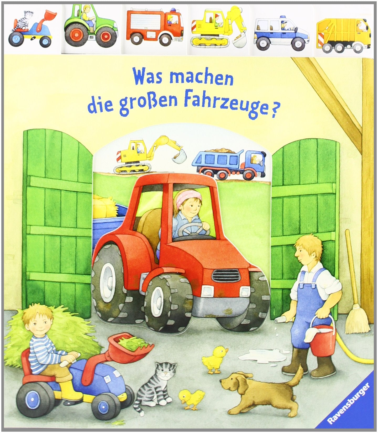 Was machen die großen Fahrzeuge? Children's books