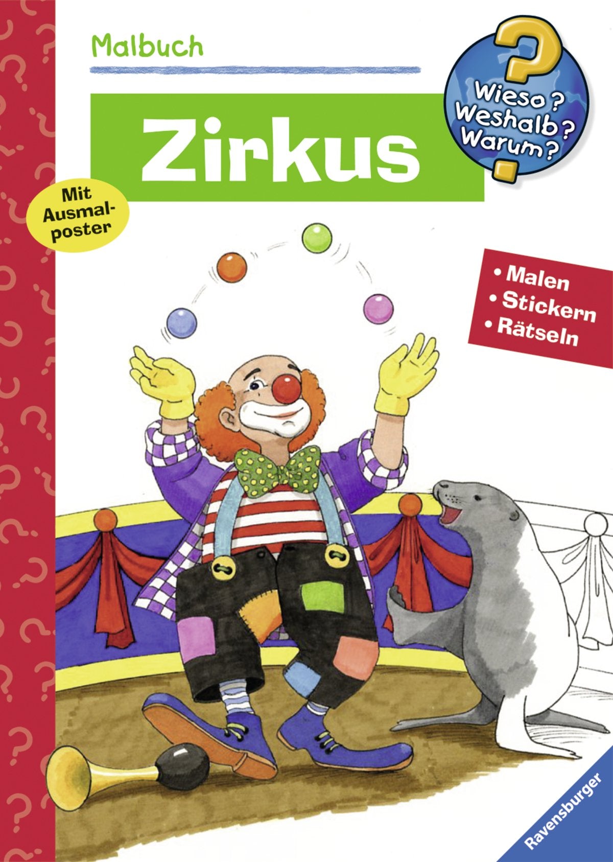 Zirkus (Wieso? Weshalb? Warum? Malbuch) (Wieso? Weshalb? Warum? Malen, spielen und rätseln) Children's books