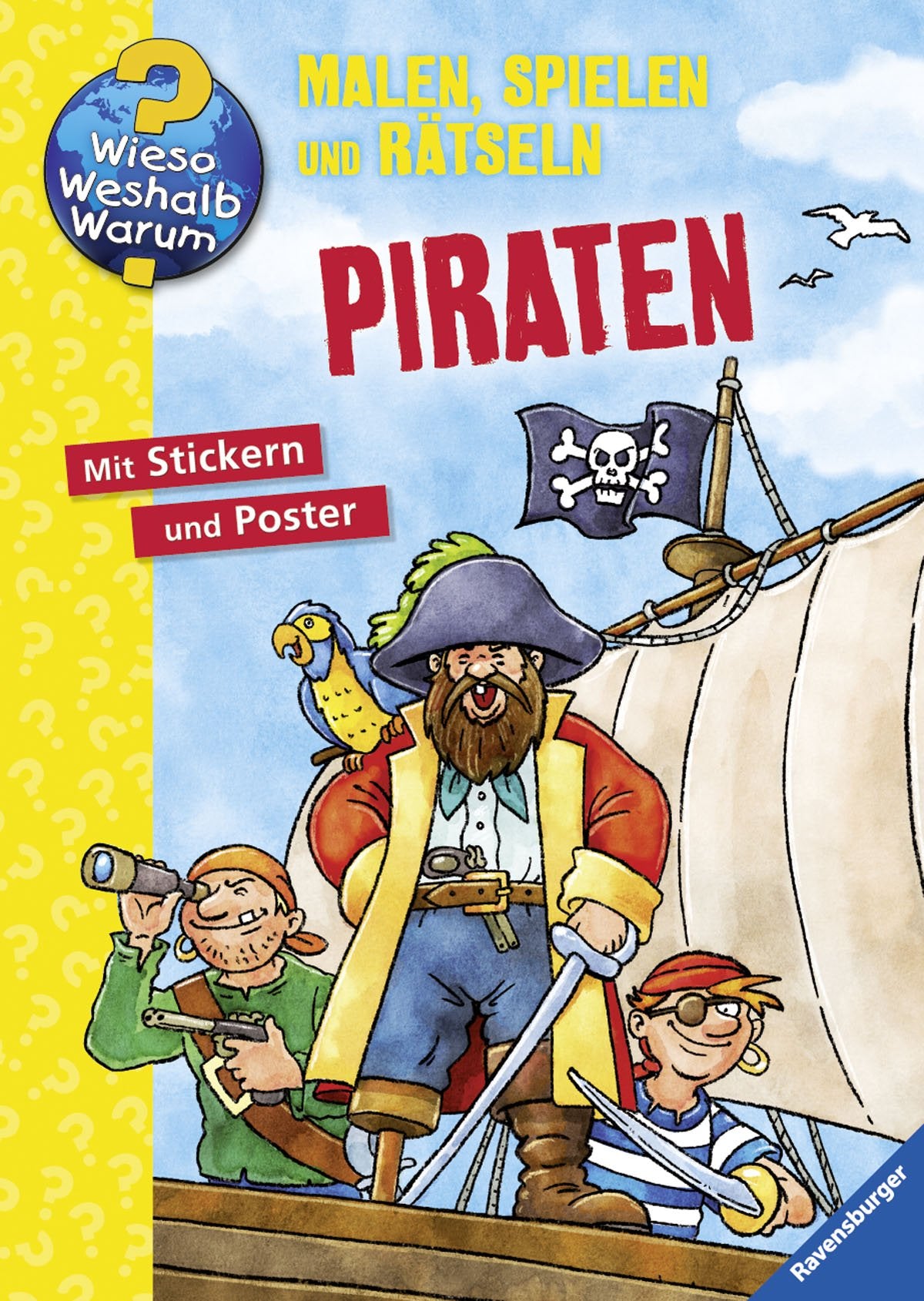 Piraten: Malen, Spielen und Rätseln (Wieso? Weshalb? Warum? Malen, spielen und rätseln) Non-fiction