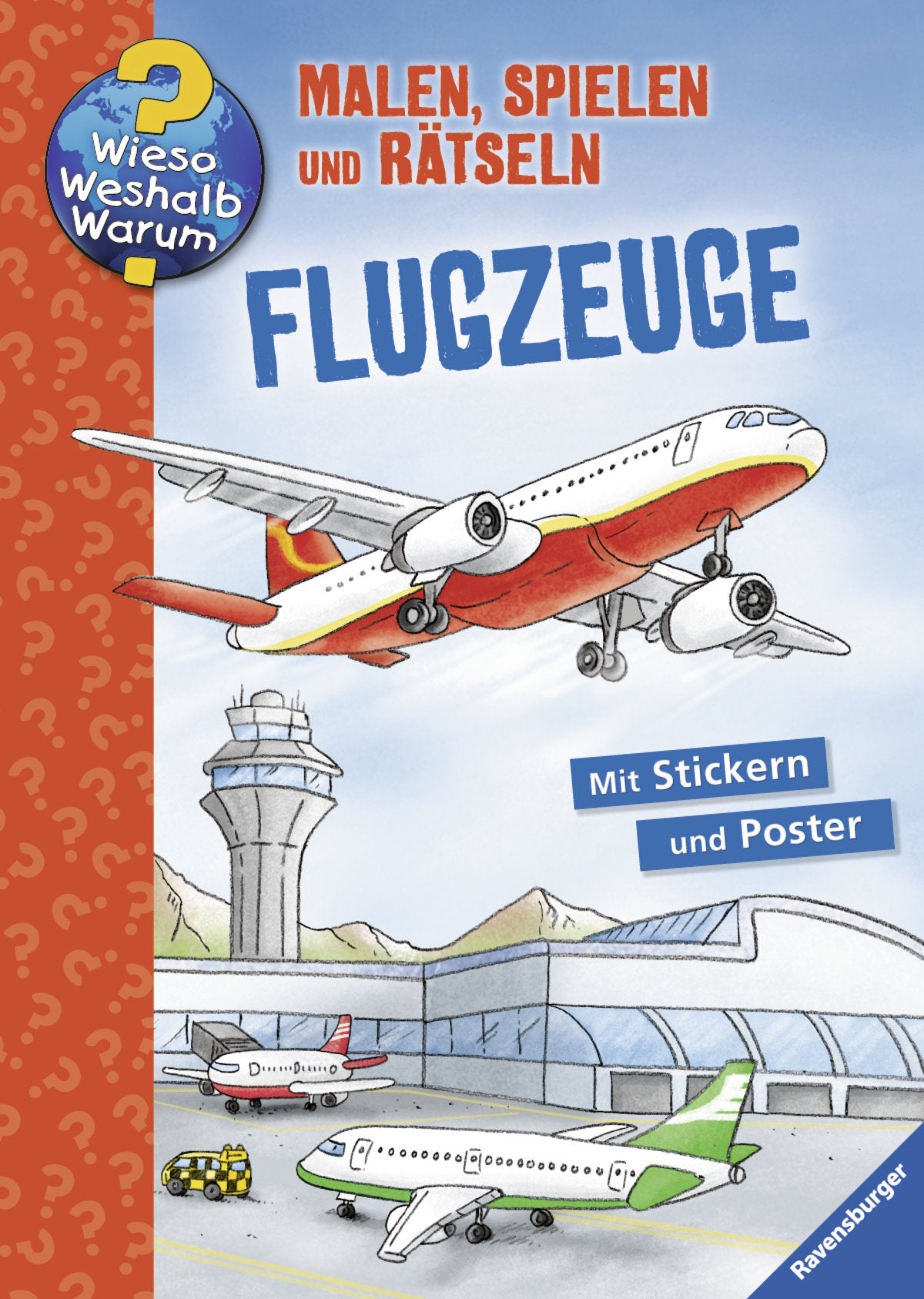 Flugzeuge (Wieso? Weshalb? Warum? Malen, spielen und rätseln) Non-fiction