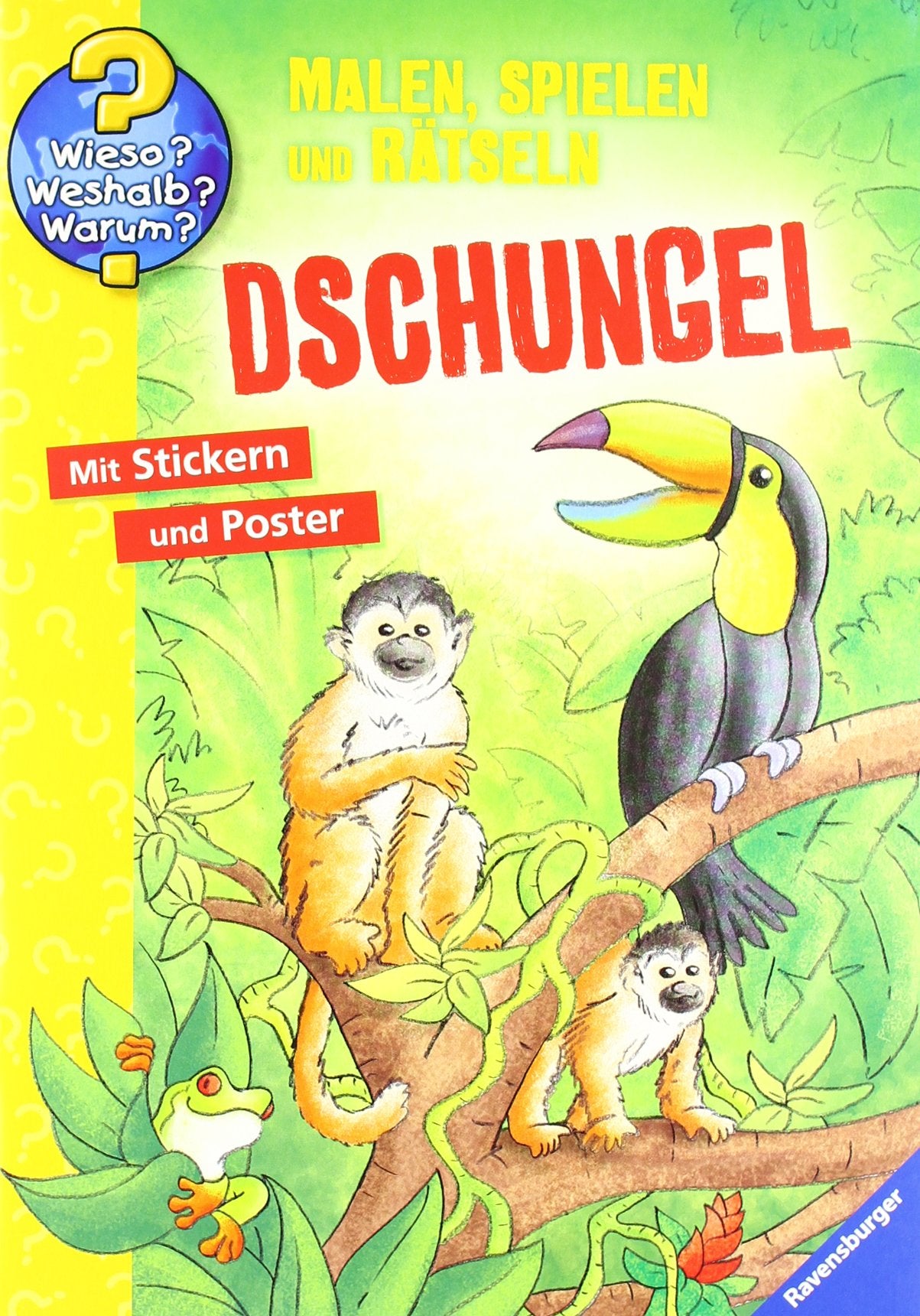 Dschungel (Wieso? Weshalb? Warum? Malen, spielen und rätseln) Non-fiction