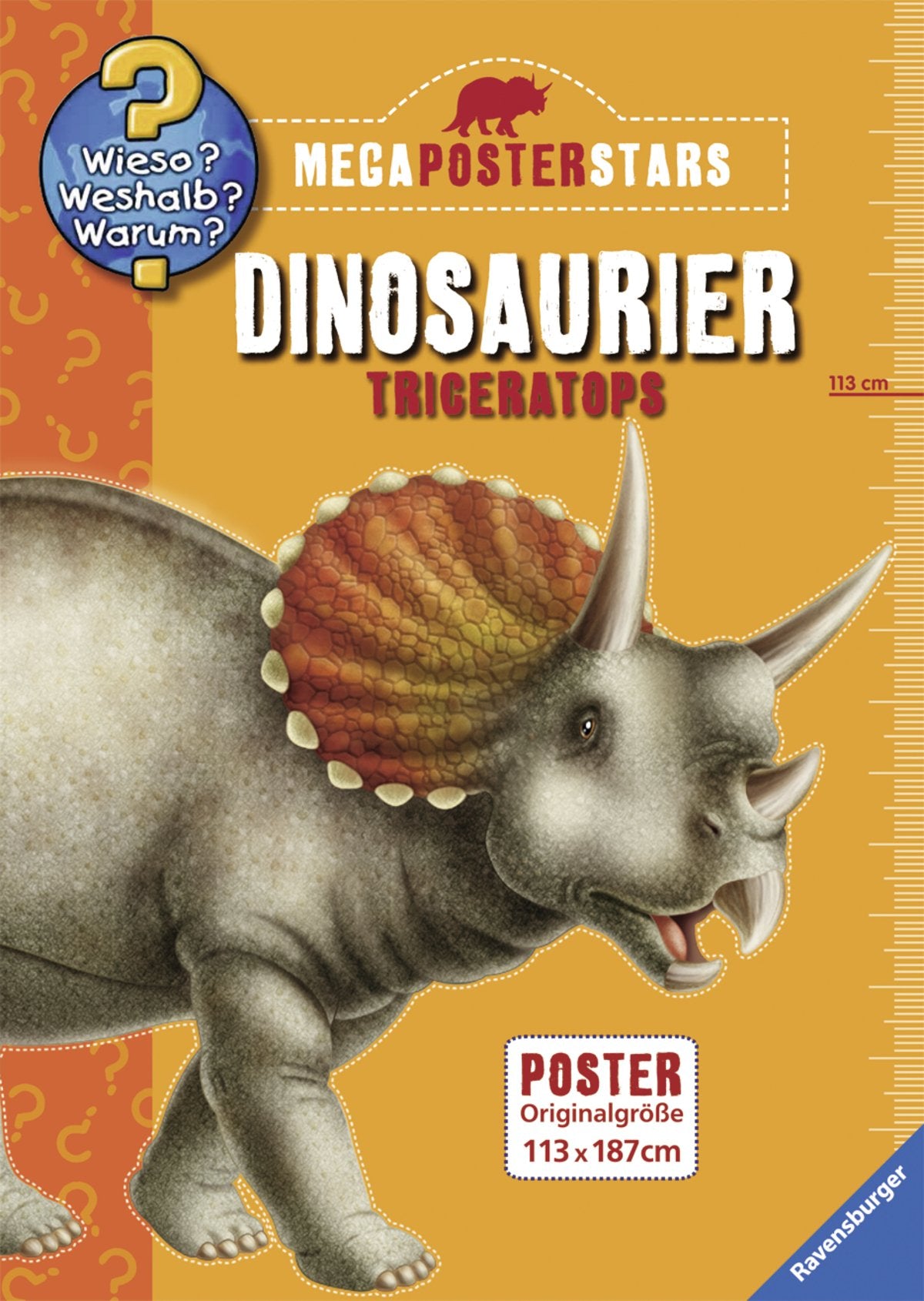 Dinosaurier Triceratops (Wieso? Weshalb? Warum? Megaposterstars) Non-fiction