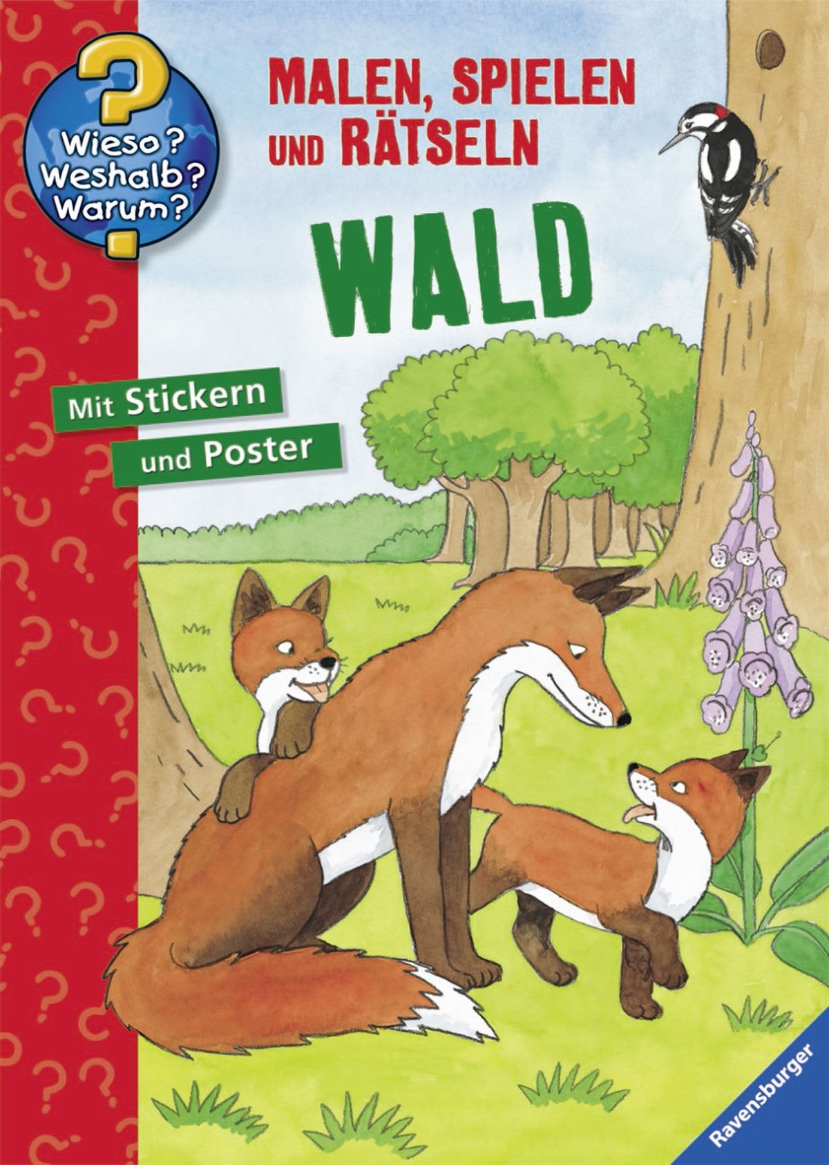 Wald (Wieso? Weshalb? Warum? Malen, spielen und rätseln) Non-fiction