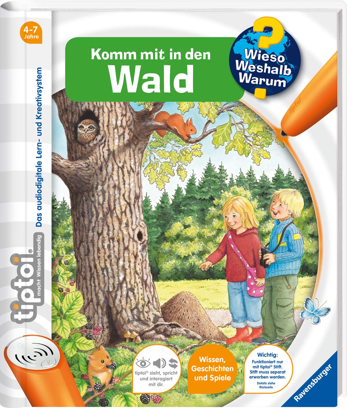 tiptoi® Wieso? Weshalb? Warum? Komm mit in den Wald Natural Sciences